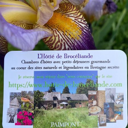 Bed and Breakfast L'Hôtié de Brocéliande Paimpont Esterno foto